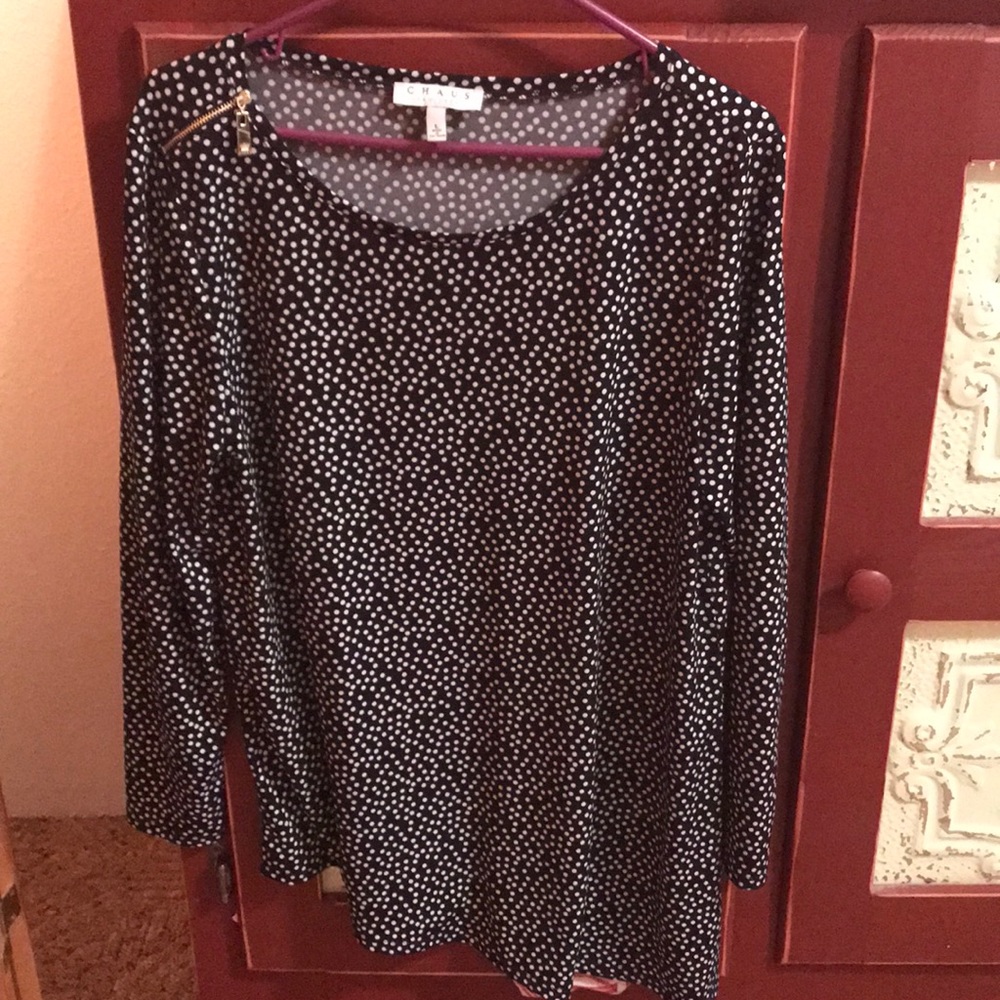 Black and White polka dots